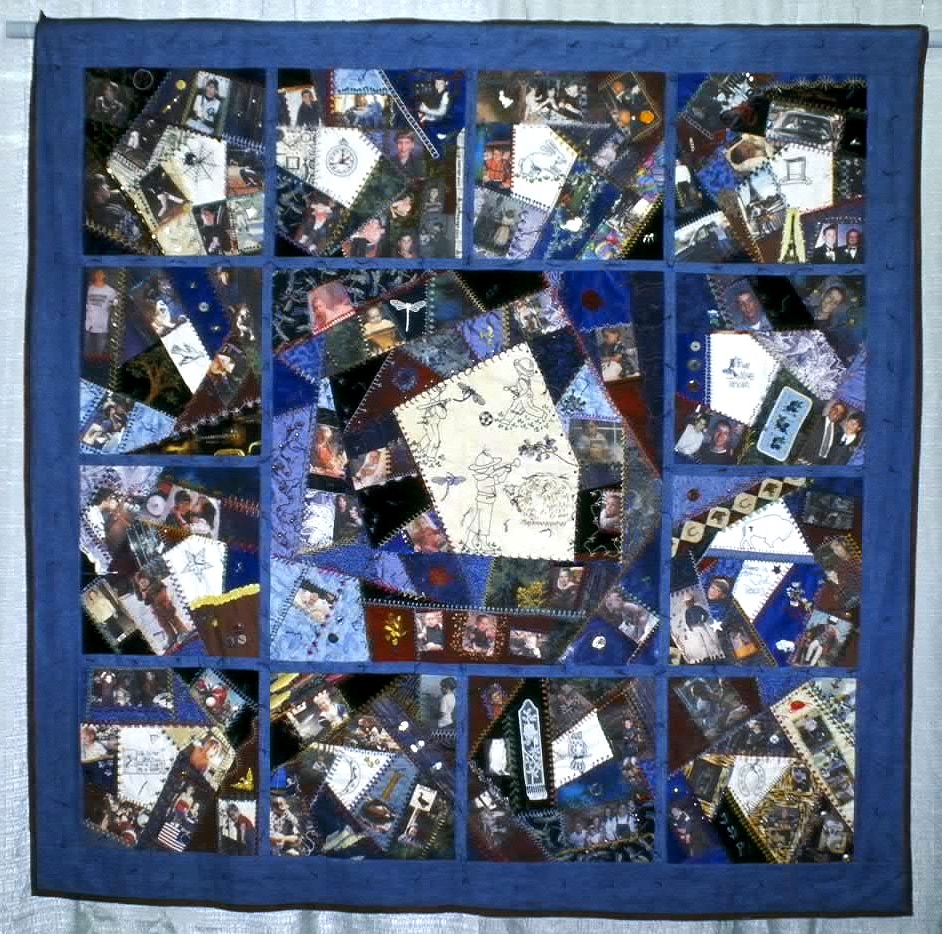 'Tyler's Crazy Quilt' by Sandy Pollard